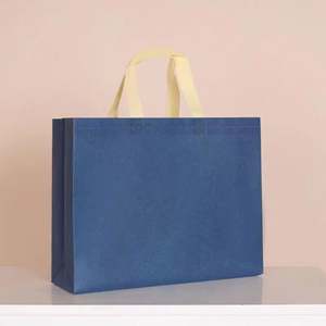 Custom Large Cherry Blossom <b>pink</b> Horizontal Version Reusable Water-covered Non-woven Shopping <b>Bag</b> - Product Image 4