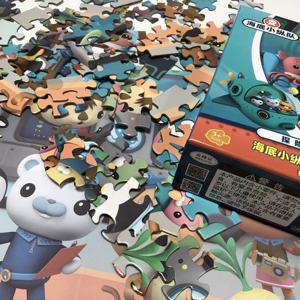 Logotipo personalizado impresión MDF madera rompecabezas A3 A4 A5 tamaño brillo papel rompecabezas sublimación rompecabezas - Product Image 4