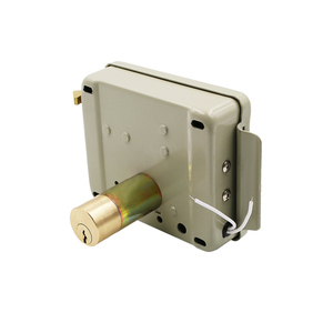 <span class=keywords><strong>Serrure</strong></span> de porte principale extérieure intelligente de sécurité en gros, télécommande, 12V, double cylindre, étanche, loquet électrique, <span class=keywords><strong>serrure</strong></span> à encastrer en métal - Product Image 4