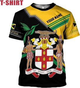 Summer Jamaica Flag Lion 3d Printed Men's <strong>Top</strong> T-shirt Jamaica Flag Graphic T Shirt for Men <strong>Jamaican</strong> National - Product Image 3