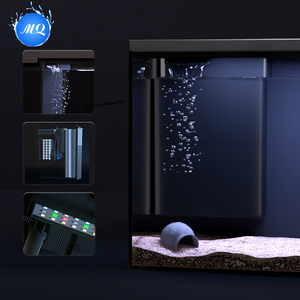 Inteligente tanque de peixes sala pequena casa desktop ecológico paisagismo preguiçoso aquário mini - Product Image 6