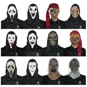Casques audio pour <span class=keywords><strong>films</strong></span> et séries télévisées de la série Scream, masques de bal masqué, masques effrayants de visage de fantôme, accessoires de farce pour fête d'Halloween - Product Image 5