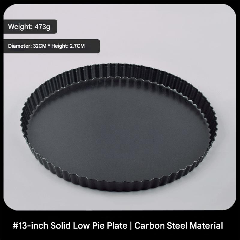 [solid base] 13inch thickened pie plate