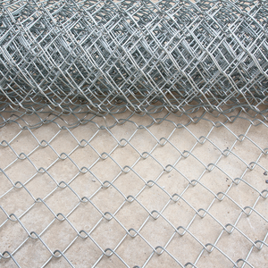 Màu xanh lá cây màu đen sắt 50ft mỗi cuộn tiêu chuẩn cao 10ft x 6ft Chuỗi liên kết hàng rào cho công trường xây dựng - Product Image 6