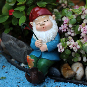 Vẽ tay nhựa trang trí sân vườn bức tượng tùy chỉnh ngủ câu cá Gnome vườn trang trí bức tượng - Product Image 3