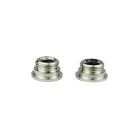 Accessoires de robinet en acier inoxydable insérer colonne de douche insert tournant à gauche mamelon robinet connecteur inférieur