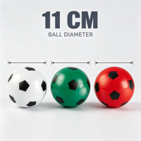 Mini ballon de football gonflable en PVC, lot de 3, 11 cm, jouets de sport pour enfants, jeu de plein air, cadeau de fête pour garçons et filles de 3 ans et plus