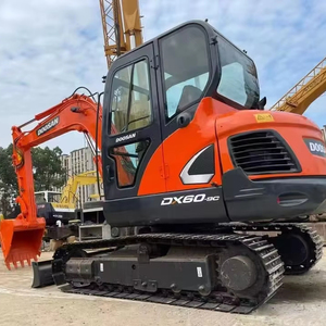 Excavadora Doosan de 6 toneladas dh60 dx60 dh55, excavadora pequeña de segunda mano en venta, mini tractor, minicargadora Daewoo - Product Image 1