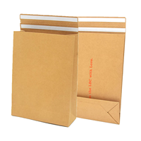 Sacs d'expédition en kraft biodégradables, enveloppes à bulles rembourrées, emballages compostables, sacs de protection pour vêtements en papier