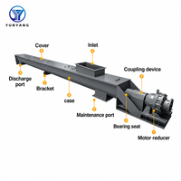 Convoyeur hélicoïdal durable pour le traitement industriel du sable, construction en U, avec fourniture directe usine sur mesure