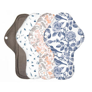 EASYMOM-Serviettes menstruelles lavables en coton, imperméables et réutilisables, hygiéniques en bambou, <span class=keywords><strong>serviette</strong></span> douce pour l'hygiène féminine - Product Image 1