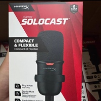 Microfono a Condensatore USB HyperX SoloCast Cardioide per Registrazione PC PS4 Streaming Podcast Gaming Broadcast - Ingrosso di Fabbrica