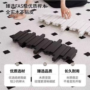 ตะขอแขวนผนังไม้เนื้อแข็ง 6 ตะขอ สีธรรมชาติ ใช้ในห้องนั่งเล่น ห้องนอน - Product Image 4
