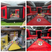 Grand jeu gonflable d'obstacles mécaniques Wipeout Meltdown pour carnaval