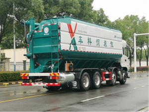 Nuevo camión DongFeng para transporte de alimento para pollos, camión cisterna para alimento a granel, capacidad del tanque 42100L, camión cisterna para alimento a granel - Product Image 4