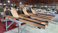 Máquina de ejercicio cardiovascular comercial para fitness, máquina de remo de agua de madera para gimnasio en casa, equipo de cardio multiusos, tipo de máquina de ejercicio