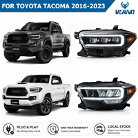 Feux avant LED Vland, ensemble de phares LED de rechange pour Toyota Tacoma 3ème génération TRD 2016 2017 2018 2019 2020 2021 2022 2023