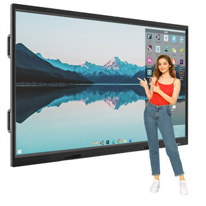 لوحة تفاعلية باللمس مقاس 55 65 75 85 86 98 100 بوصة، شاشة ذكية تفاعلية رقمية بدقة 4K <span class=keywords><strong>LCD</strong></span> للتدريس في المدارس - Product Image 1