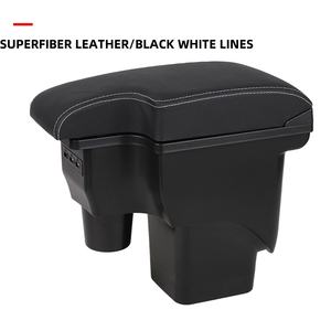 กล่องเก็บของหนังบริเวณที่วางแขนกลางรถยนต์ฟอร์ดโฟกัส รุ่นคลาสสิก อุปกรณ์ตกแต่งภายในสำหรับ<span class=keywords><strong>รถ</strong></span>ยนต์รุ่นใหม่และรุ่นเก่า ตำแหน่งด้านหน้า - Product Image 4