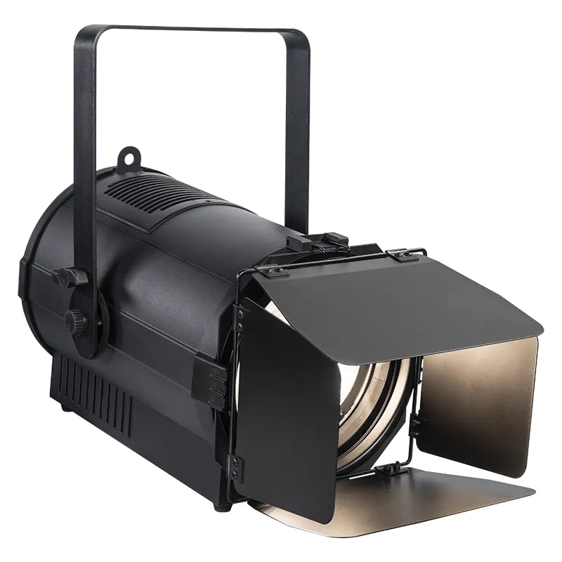 Мощный 300 Вт 3200K/5600K моторизованный зум 8-60 градусов светодиодный френелевый свет для съемки фильмов/студийного и театрального освещения