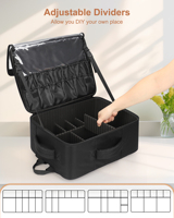 Sac de maquillage professionnel Relavel, grand format, pour artistes maquilleurs, sac de voyage, organiseur de maquillage, sac à dos, étui de rangement pour cosmétiques