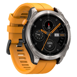 นาฬิกาสมาร์ทวอทช์ Zeblaze Stratos 4 GPS AMOLED สำหรับเล่นกีฬา กันน้ำ 5 ATM วัดอัตราการเต้นของหัวใจ SpO2 ติดตามการนอนหลับ สำหรับ Android - Product Image 5