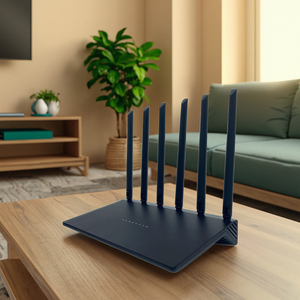 Router jala nirkabel cerdas, Router jala nirkabel cerdas dengan 6 buah antena berkekuatan tinggi 1WAN + 3LAN port Gigabit disesuaikan dengan Router WIFI nirkabel - Product Image 1