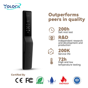 YOLOCK OEM ODM Ttlock Face Recognition Unlock Rohs Certified Smart <b>Lock</b> With Id Hotel Door <b>Locks</b> for Steel TY32 Smart <b>Locks</b> TY32 - Product Image 2