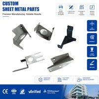 Composants métalliques de précision polis sur mesure en aluminium perforé et acier inoxydable, supports d'estampage et boîtiers, faible MOQ