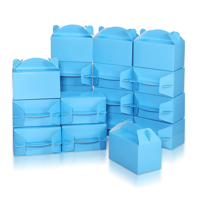 Surprise Birthday Party Favor Blue Beautiful Treat Gift Shop Eco Friendly Empty Packing Baby Shower Kids Candy Box