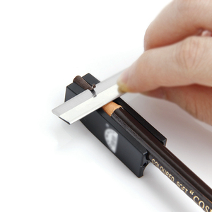 Eyebrow Pencil <b>Sharpener</b> Groove Assistant Peel Off Slot <b>Tool</b> for Flat Wax Brow Lip Makeup Pencil Tip - Product Image 5