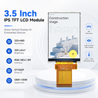 Module d'affichage LCD TFT IPS personnalisé ODM de 3,5 pouces, 320x480, ST7365P, interface MCU SPI RGB pour appareils portables intelligents