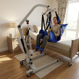 Eslinga <span class=keywords><strong>de</strong></span> transferencia desechable rentable para pacientes, <span class=keywords><strong>de</strong></span> tela no tejida <span class=keywords><strong>de</strong></span> 100 g, para el <span class=keywords><strong>cuidado</strong></span> <span class=keywords><strong>de</strong></span> personas <span class=keywords><strong>mayores</strong></span> en el baño y la ducha - Product Image 1