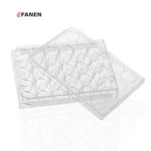 Plaque de culture cellulaire 24 puits en plastique multi-puits de laboratoire Fanen Fanen