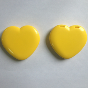 OEM Supplier Customized Portable Double-Sided 1X2X <strong>Foldable</strong> Heart Shape Compact <strong>Mirror</strong> Personalized Mini Pocket Makeup <strong>Mirror</strong> - Product Image 4