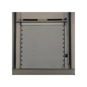 Porte industrielle automatique à levage vertical électrique en acier galvanisé isolé pour entrepôt logistique de la chaîne du froid - Product Image 1