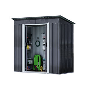<span class=keywords><strong>Petit</strong></span> hangar de jardin en métal en acier avec double porte verrouillable <span class=keywords><strong>pour</strong></span> vélo - Product Image 2