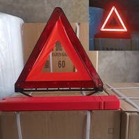 Haute qualité Portable voiture d'urgence côté route réfléchissant moto camion avertissement de sécurité Danger Triangle