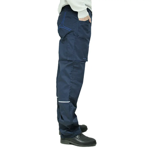 Venta caliente 65 Poliéster 35 Algodón Sarga Negro Personalizado Trabajador Hombres Cargo <span class=keywords><strong>Pantalones</strong></span> <span class=keywords><strong>DE</strong></span> TRABAJO - Product Image 5