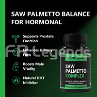 Capsules de Biotine à Base de Plantes avec Logo Personnalisé, Compléments pour la Santé de la Prostate, Bloqueur de DHT, Extrait de Palmier Nain pour la Croissance des Cheveux