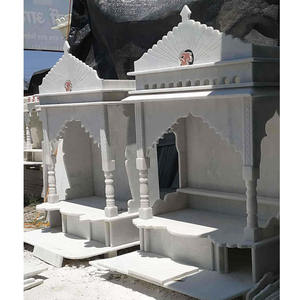 Artesanía en Piedra, Tallado de Mármol Asiático para Pared, Piedra Natural, Mármol Blanco Indio para Templo - Product Image 4