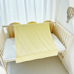 2024 gros Super doux cristal vison point flanelle <span class=keywords><strong>polaire</strong></span> <span class=keywords><strong>bébé</strong></span> <span class=keywords><strong>couverture</strong></span> pour nouveau-nés - Product Image 3