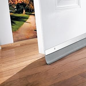 Sello inferior de puerta de PVC duradero, <span class=keywords><strong>burlete</strong></span> flexible de <span class=keywords><strong>aluminio</strong></span> para el hogar y hoteles, diseño de sellado caído - Product Image 4