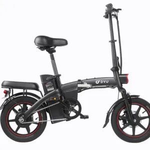 DYU A5-Bicicleta eléctrica portátil de 2 ruedas, 14 pulgadas, 48V, 350W, para Ciudad, almacén de la UE y Reino Unido