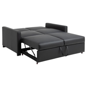 Sofá Cama Retráctil Compacto de Doble Uso, Moderno, Tapizado en Cuero PU, de 2 Plazas, para Balcón, Villa, <span class=keywords><strong>Casa</strong></span> de Alquiler, Oficina, Habitación Pequeña - Product Image 6