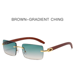 <span class=keywords><strong>Gafas</strong></span> <span class=keywords><strong>de</strong></span> <span class=keywords><strong>Sol</strong></span> Cuadradas <span class=keywords><strong>de</strong></span> Lujo para Hombre, Estilo Vintage, Lentes Moradas Espejo Verdes, Categoría 3, Negras, con Logotipo Personalizado, para Mujer, 2026 - Product Image 2