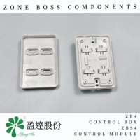 Contrôleur mural moderne à boutons personnalisables ZBS4 Zone Boss – Composants pour climatisation multizones