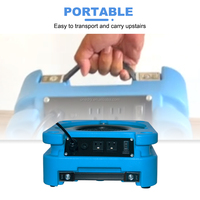 Sèche-tapis et sèche-sol électrique ONEDRY Force AT110003 avec un débit d'air haute pression à grande vitesse de 1340 tr/min, empilable, AC, garantie 1 an