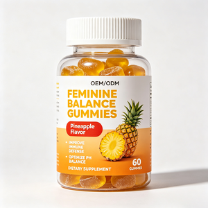 Gummies Équilibre Féminin Saveur Ananas Marque Privée OEM/ODM – Soutien Immunitaire et Équilibre du pH pour la Santé des Femmes – 60 Gummies - Product Image 1