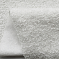 Teddy Mink Bouclé Polyester Stoff Atmungsaktives Umweltfreundliches Textil-Rohmaterial Lockig für Nordischen Stil Möbel